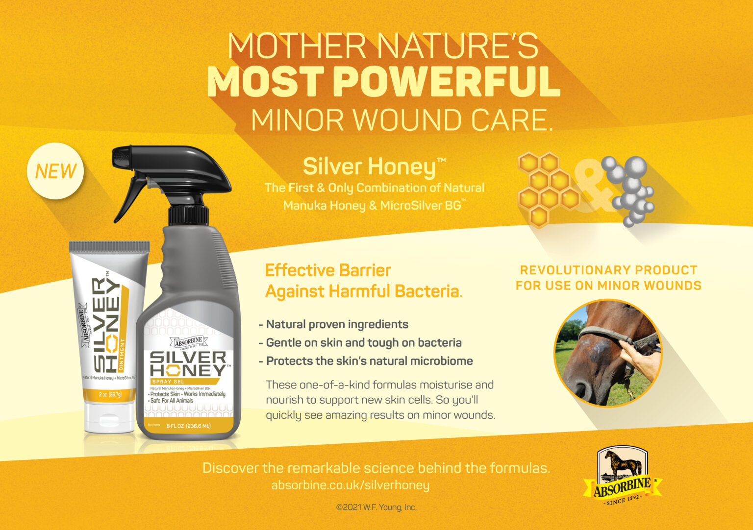 Silver honey Absorbine